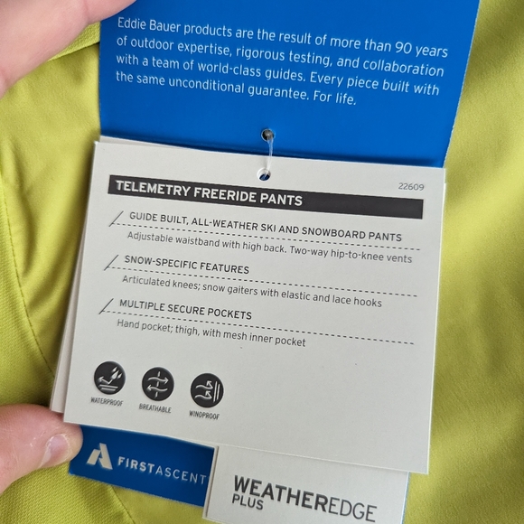 Eddie Bauer Telemetry Free Ride Snow Pants - Picture 11 of 12